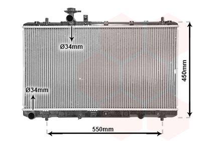 VAN WEZEL Radiaator,mootorijahutus 52002084